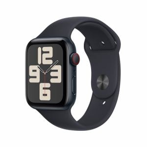 アップル(Apple) MRH53J/A Apple Watch SE GPS + Cellularモデル 44mm ミッドナイトアルミニウムケースとミッドナイトスポーツバンド S/M