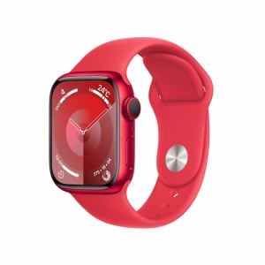 アップル(Apple) MRY63J/A Apple Watch Series 9 GPS + Cellularモデル 41mm (PRODUCT)REDアルミニウムケースと (PRODUCT)REDスポーツバンド S/M