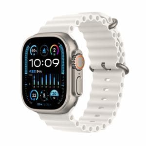 アップル(Apple) MREJ3J/A Apple Watch Ultra 2 GPS + Cellularモデル 49mm チタニウムケースとホワイトオーシャンバンド