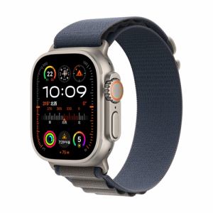 アップル(Apple) MREK3J/A Apple Watch Ultra 2 GPS + Cellularモデル 49mm チタニウムケースとブルーアルパインループ - S
