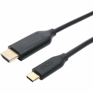 ミヨシ USD-FH10／BK USB Type-C HDMI変換ケーブル 1m ブラック USDFH10／BK