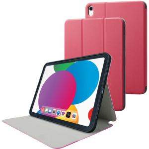 エレコム TB-A22RSAPN iPad 第10世代 フラップケース スリープ対応 ピンク TBA22RSAPN