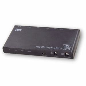 ラトックシステム RS-HDSP2PA-4K 4K60Hz／ダウンスケール対応 外部音声出力付 HDMI分配器（1入力2出力） RSHDSP2PA4K