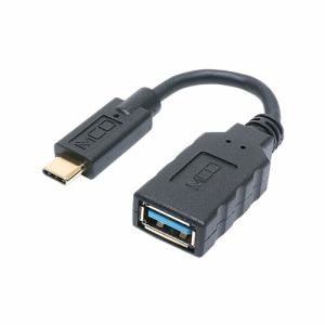 ミヨシ USA-10G2C／SS USB変換ケーブル USB A - USB Type-C 5cmケーブル付 USA10G2C／SS