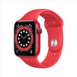 アップル(Apple) M00M3J/A Apple Watch Series 6（GPSモデル）- 44mm (PRODUCT)REDアルミニウムケースと(PRODUCT)REDスポーツバンド