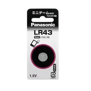 パナソニック LR43P【アルカリボタン電池】 (1個入り)