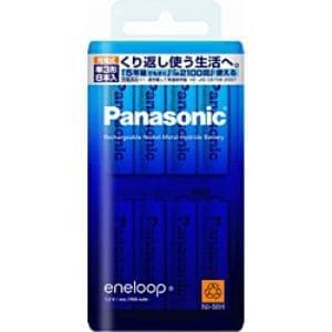 ニッケル水素充電池　(eneloop)エネループ　単3形　8本パック(スタンダードモデル)　BK-3MCC／8