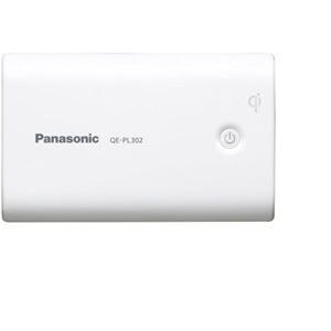 パナソニック　スマートフォン対応　USBモバイルバッテリー　「無接点対応」　8700mAh・2ポート・ホワイト　QE-PL302-W