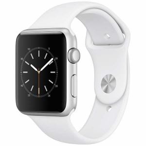 アップル(Apple)　MNNL2J／A　Apple　Watch　Series　1　42mm　シルバーアルミニウムケースとホワイトスポーツバンド