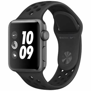 アップル(Apple)　MQKY2J／A　Apple　Watch　Nike+（GPS）　38mm　スペースグレイアルミニウムケースとアンスラサイト／ブラックNikeスポーツバンド