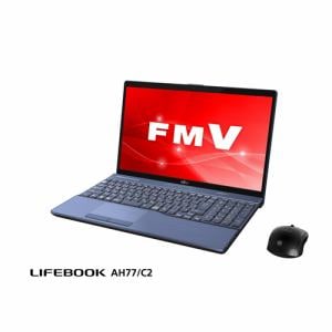 富士通 Fmva77c2l ノートパソコン ｆｍｖ ｌｉｆｅｂｏｏｋ ａｈ７７ ｃ２ メタリックブルー ヤマダウェブコム