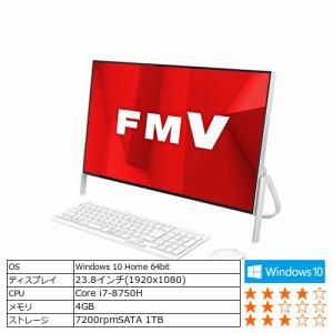 富士通　FMVF70D1W　デスクトップパソコン　FMV　ESPRIMO　　ホワイト
