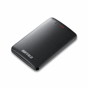 バッファロー　SSD-PM480U3-B　耐振動・耐衝撃　省電力設計　USB3.1(Gen1)対応　小型ポータブルSSD　480GB　ブラック