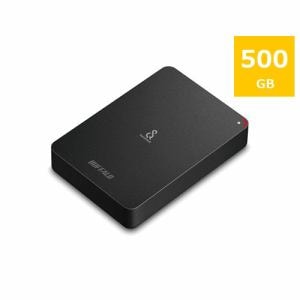 バッファロー HD-PNQ500U3／V ミニステーション SeeQVault対応 耐衝撃＆USB3.0ポータブルHDD 500GB