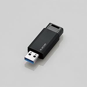 エレコム　MF-PKU3032GBK　USB3.1(Gen1)対応　ノック式USBメモリ　32GB　ブラック