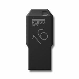 ESSENCORE U016GUR3-NE-JP USBメモリ USB3.0対応 KLEVV NEO Black Edition 16GB ブラック