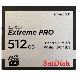 サンディスク エクストリーム プロ CFast 2.0 カード 512GB SDCFSP-512G-J46D SDCFSP-512G-J46D