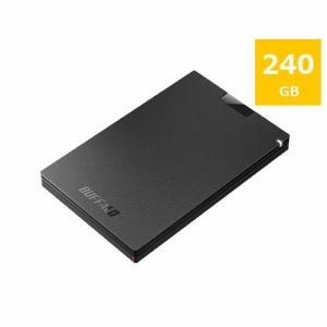 バッファロー SSD-PGC240U3-BA 耐振動・耐衝撃 USB3.1(Gen1)対応 ポータブルSSD 240GB