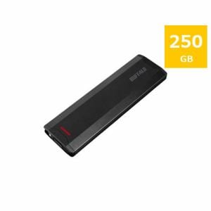 バッファロー SSD-PH250U3-BA USB3.1(Gen2)対応 ポータブルSSD 250GB ブラック