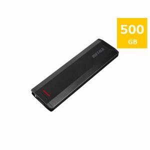 バッファロー SSD-PH500U3-BA USB3.1(Gen2)対応 ポータブルSSD 500GB ブラック