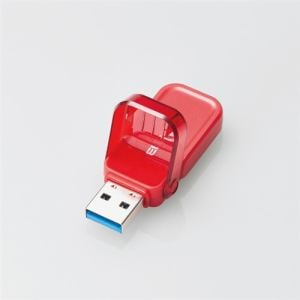エレコム MF-FCU3016GRD フリップキャップ式USBメモリ レッド