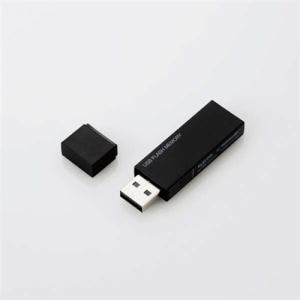 エレコム　MF-MSU2B64GBK　キャップ式USBメモリ　64GB　ブラック