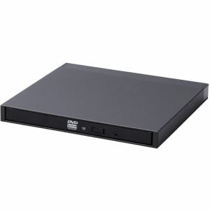 ロジテック LDR-PML8U3VBK ポータブルDVDドライブ USB3.2(Gen1) M-DISC対応 オールインワンソフト付 ブラック