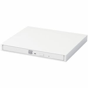 ロジテック　LDR-PML8U3CLWH　ポータブルDVDドライブ　USB3.2(Gen1)　M-DISC対応　書き込みソフト付　Type-Cケーブル付　ホワイト