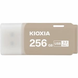 KIOXIA KUC-3A256GH USBメモリ TransMemory U301 256GB Type-Aコネクタ Win／Mac対応 キャップ式 ウォームグレー