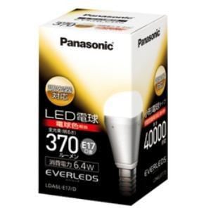 パナソニック LDA6LE17D 調光器対応LED電球 「EVERLEDS」 (小型電球形・全光束370lm・電球色・口金E17)