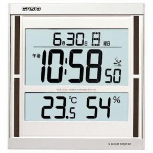 カシオ　　IDS-100J-8JF　　電波時計(壁掛け時計)　　ソーラーエナジー(湿度計　／　温度計)タイプ