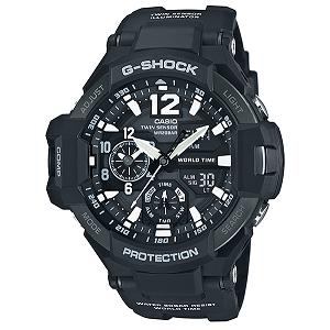 カシオ　GA-1100-1AJF　G-SHOCK　ジーショック　SKY　COCKPIT　デュアルダイアルワールドタイム