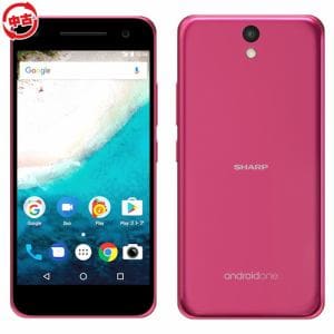 【中古】SHARP Android One S1 SIMフリースマートホン YM ピンク
