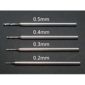 タミヤ 精密ドリル刃 0．4mm（軸径 1．0mm）（74115）工具