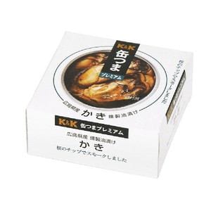 Ｋ＆Ｋ　缶つまプレミアム　広島県産　かき燻製油漬け