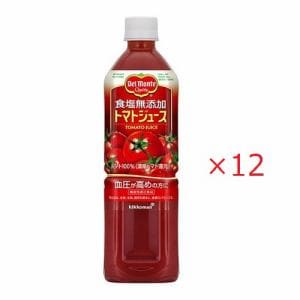 デルモンテ　食塩無添加トマトジュース(900g×12本)【セット販売】