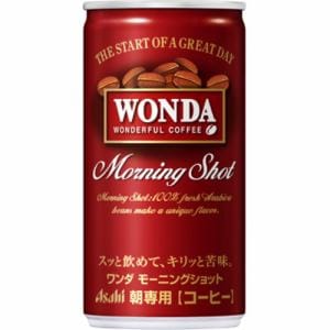 アサヒ飲料 ワンダ モーニングショット 185g(1ケース30本入)【セット販売】