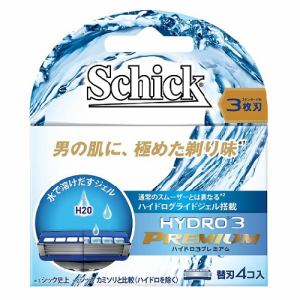 シック　ハイドロ　(Schick　Hydro)　3　プレミアム　替刃　(4コ入り)