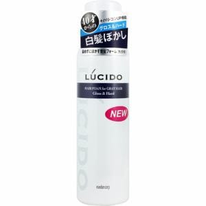 マンダム（mandom） ルシード (LUCIDO) 白髪用整髪フォーム グロス＆ハード (185g)