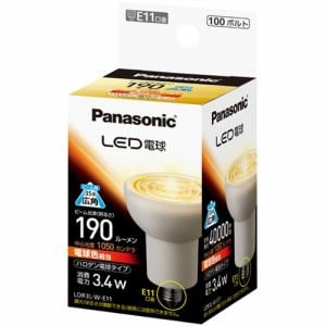 パナソニック　LDR3LWE11　LED電球　3.4W(電球色相当)　E11口金