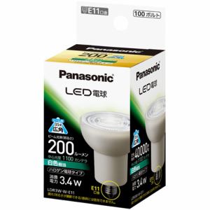 パナソニック　LDR3WWE11　LED電球　3.4W(白色相当)　E11口金