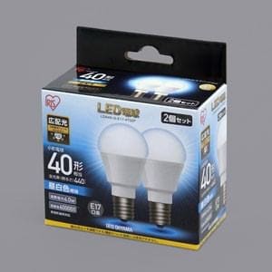 【クリックでお店のこの商品のページへ】アイリスオーヤマ LDA4N-G-E17-4T52P LED電球 小形電球形 440lm(昼白色相当) ECOHILUX