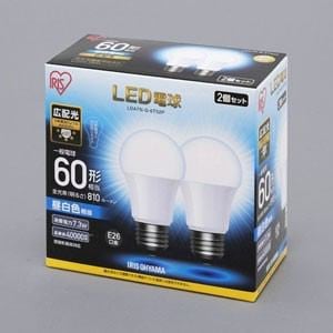 アイリスオーヤマ　LDA7N-G-6T52P　LED電球　一般電球形　810lm(昼白色相当)　　ECOHILUX