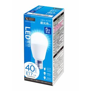 YAMADA　SELECT(ヤマダセレクト)　LDA4D-G／E17／H1　LED電球　40W　昼光色　口金E17　　　昼光色