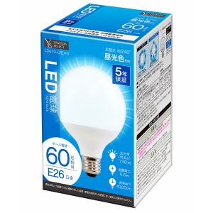Yamada Select ヤマダセレクト Ldg7d G E H1 ボール型led電球 60w 昼光色 口金e26 昼光色 ヤマダウェブコム