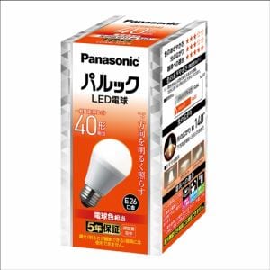 パナソニック　LDA4LHS4　パルック　LED電球　4.4W　(電球色相当)　LDA4LHS4パナソニック
