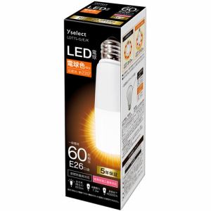 【推奨品】YAMADA　SELECT(ヤマダセレクト)　LDT7L-G／E／K　LDT型LED電球　60形相当　E26　電球色