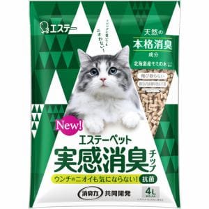 エステー　エステーペット実感消臭チップ猫用　4L