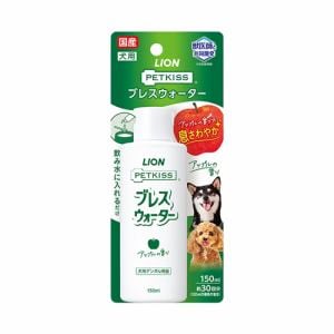 ライオン商事 PETKISS ブレスウォーター アップルの香り 150ml