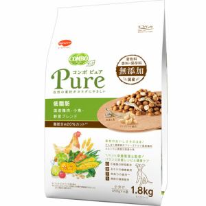 日本ペットフード COMBO Pure 低脂肪国産鶏肉・小魚・野菜ブレンド 成犬用 1.8kg